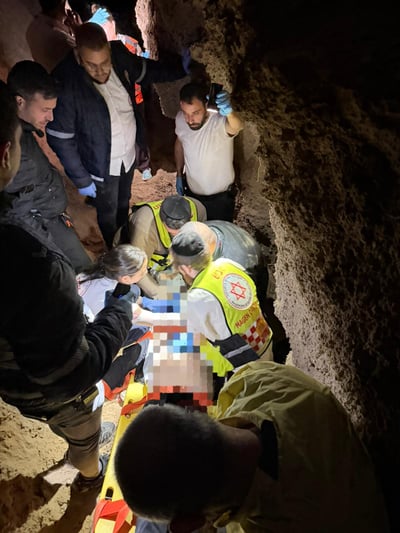 רוכב אופניים שנפל מצוק סמוך לשמורת ים גדור