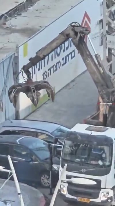 מנוף מרסק בבני ברק