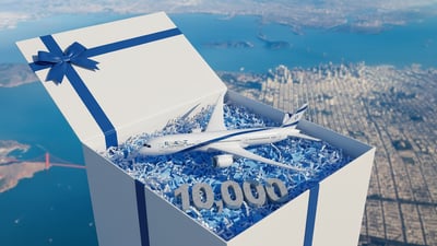 ״חמישי שמח״ חוזר:  אל על מחלקת 10,000 נקודות מתנה - רק היום! 