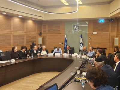 השר לשעבר משה ניסים בוועדת החוקה