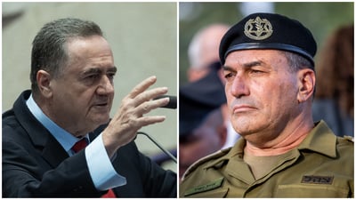 הרמטכ"ל אייל זמיר - ושר הביטחון ישראל כץ