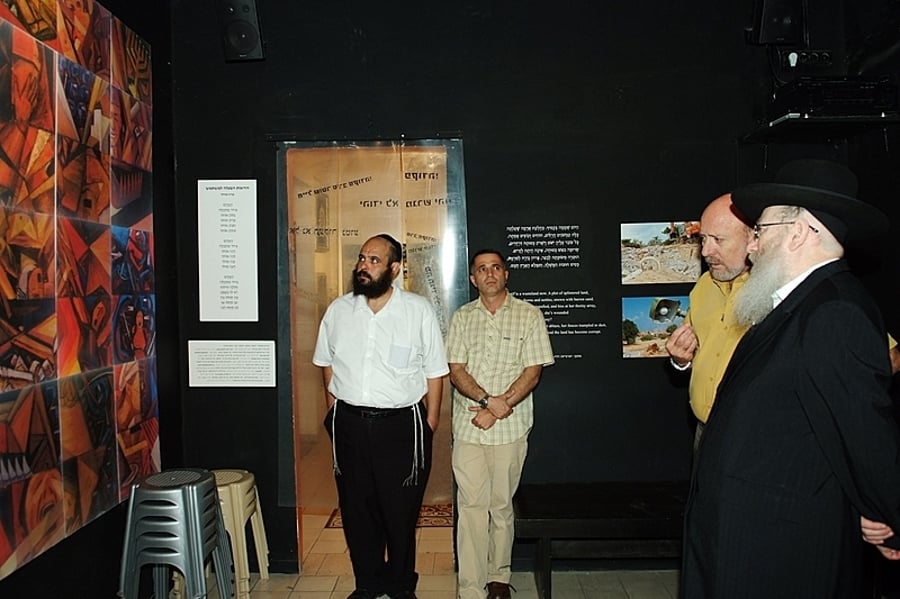 5 שנים אחרי "ההתנתקות": ליצמן במוזיאון גוש-קטיף