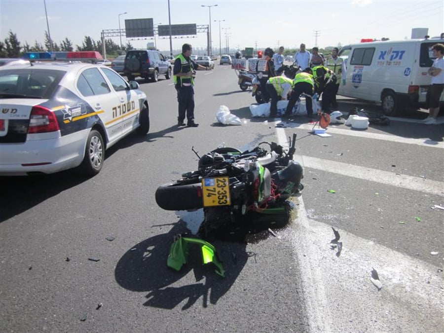 רוכב אופנוע נהרג בתאונת קטלנית צומת מורשה