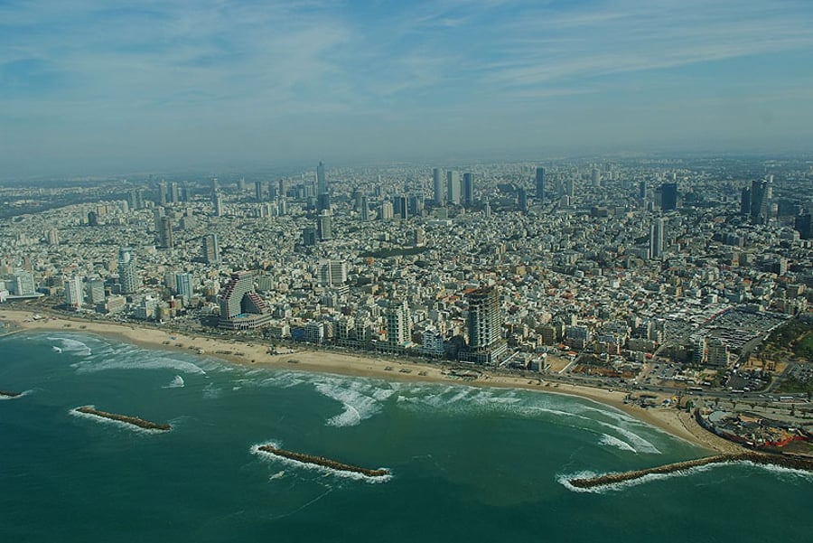 רצועת החוף של תל אביב