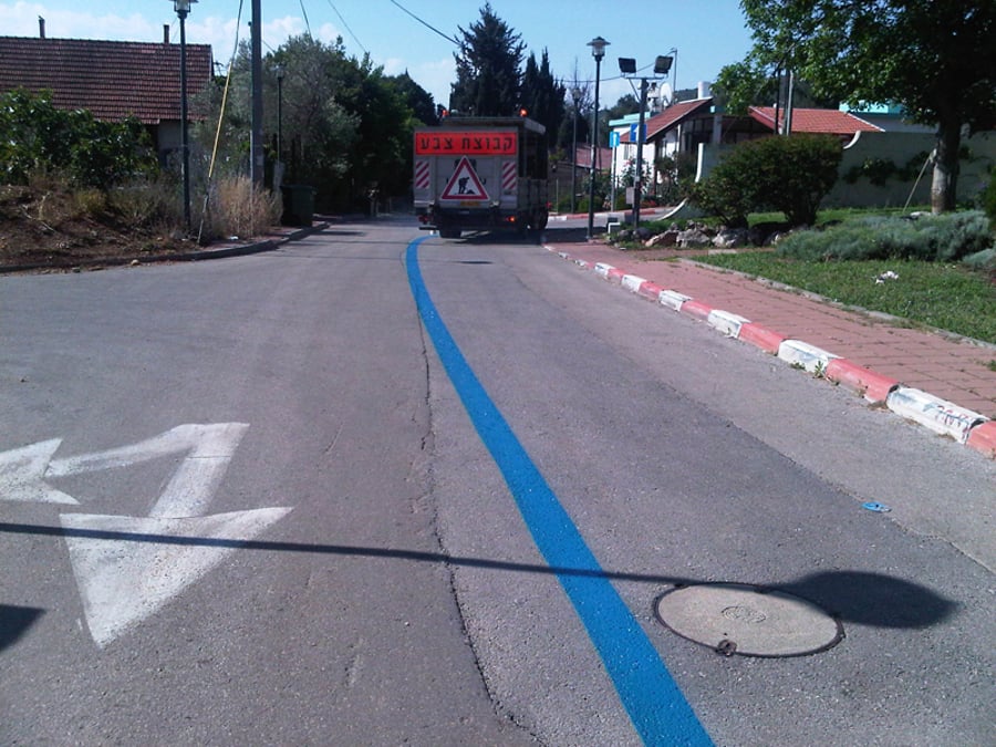 יוזמה מקורית: מסלול המהדרין במירון נצבע בכחול