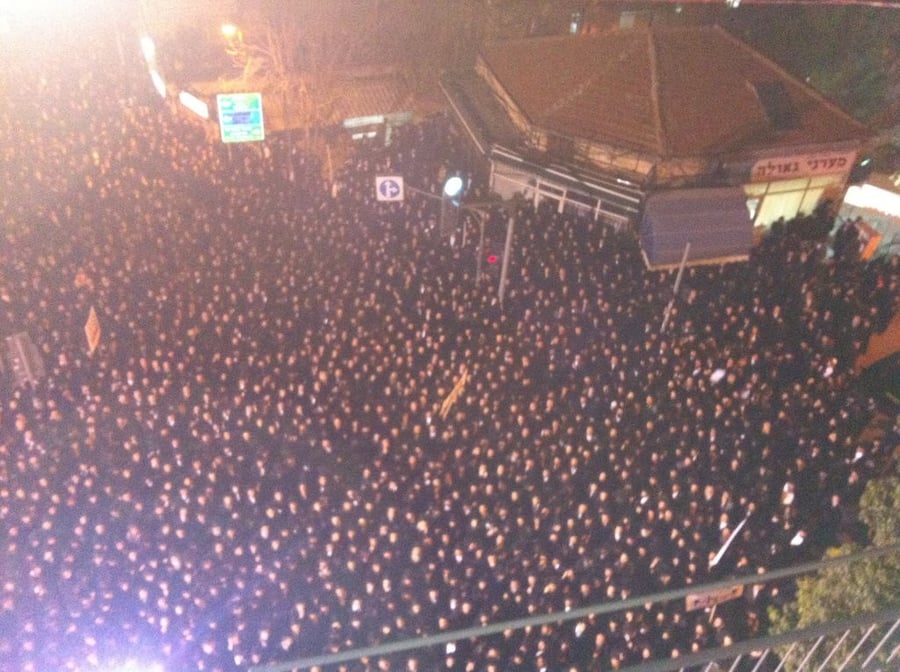 ההפקעה במירון: אלפים זעקו בירושלים
