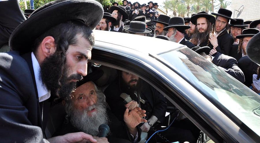 הגאב"ד, הגרי"ט וויס (צילום ארכיון: עוזי ברק)