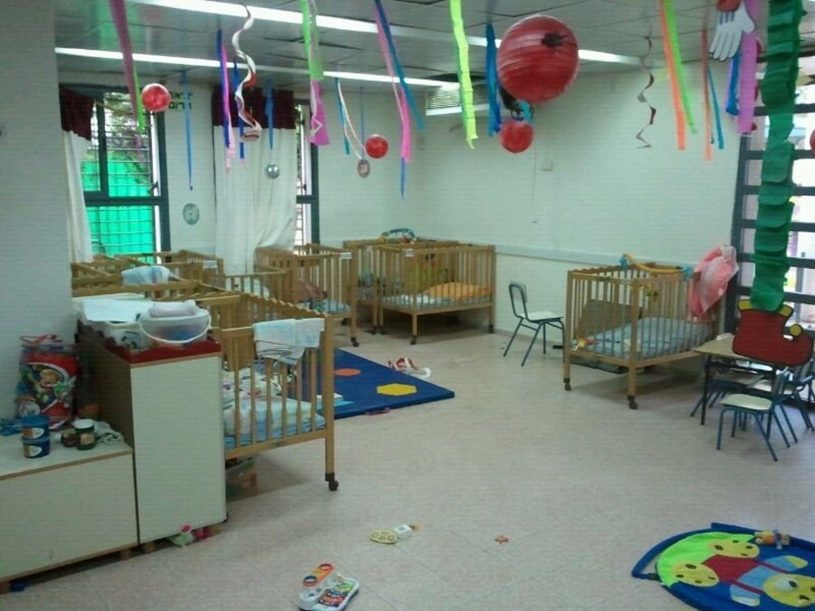 שריפה במעון באלעד: 16 תינוקות פונו לבית-חולים