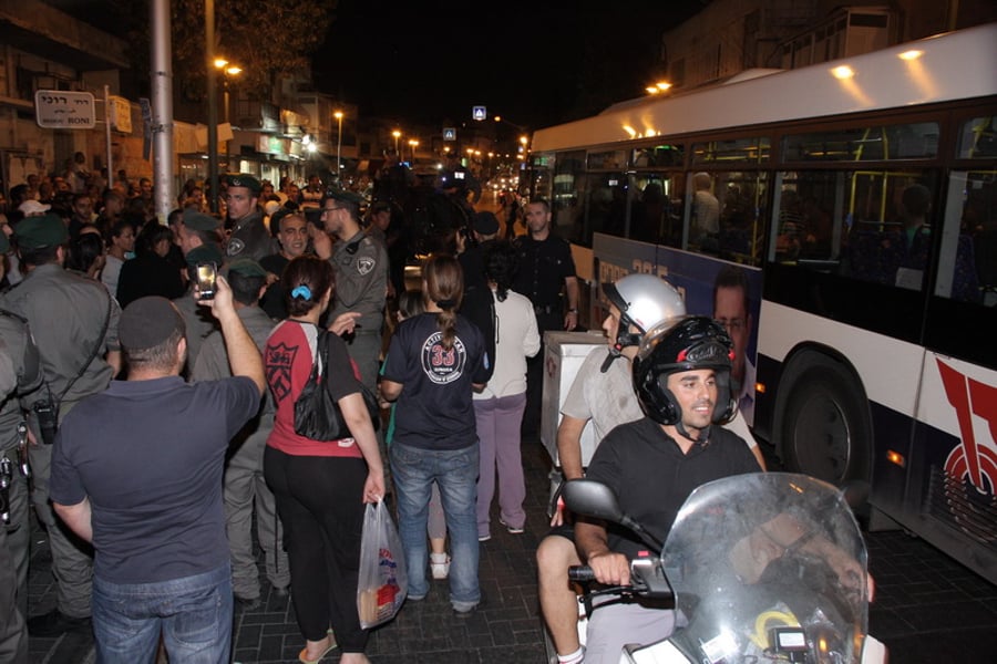 צפו בתמונות: ליל הזעם בתל-אביב
