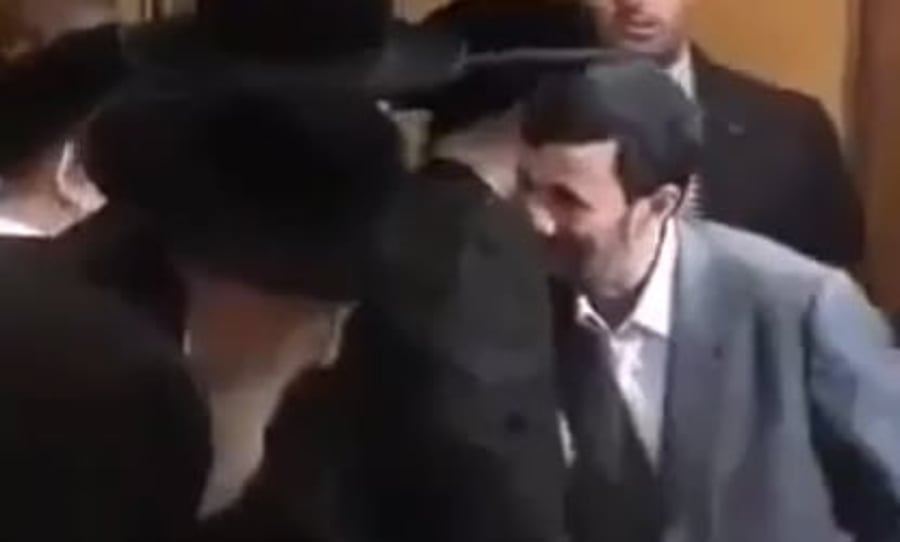 אנשי נטורי קרתא עם נשיא איראן
