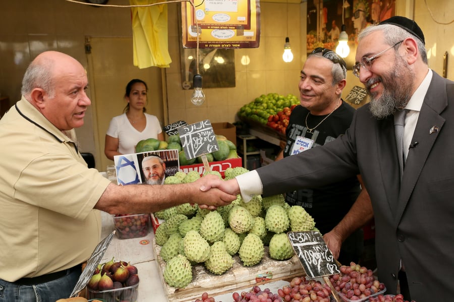 הפוליטיקאי הראשון בשוק מחנה יהודה: חיים אמסלם