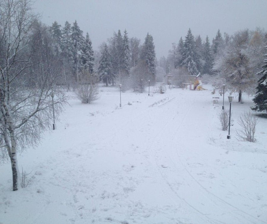 גלריה: לא רק בארה"ב, סופת שלגים ברוסיה
