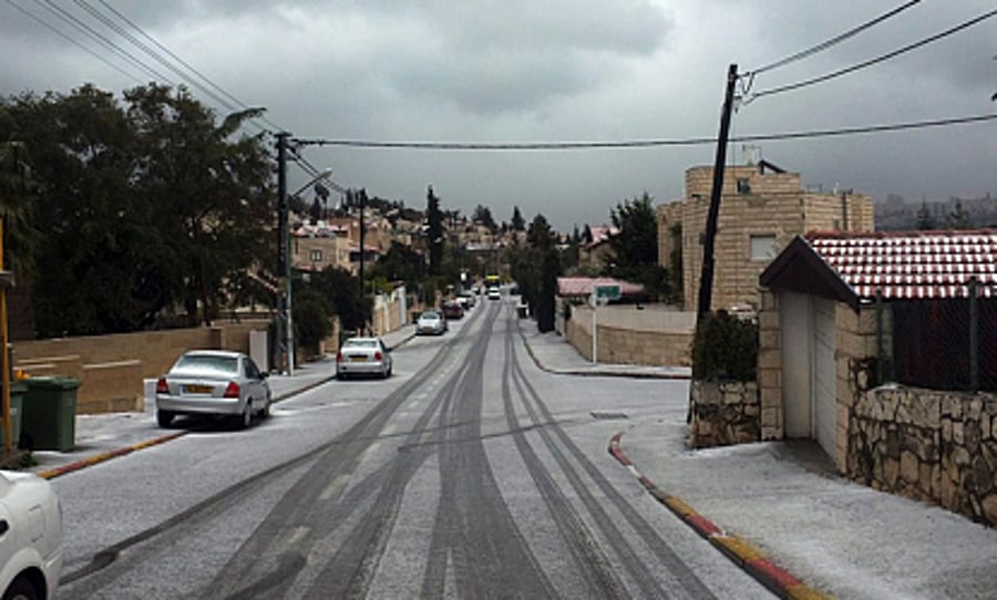 שלג בישראל