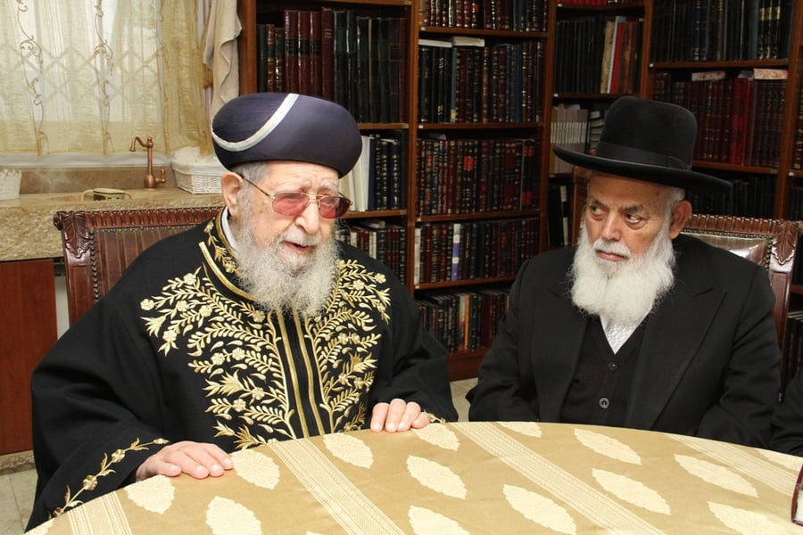 רבני גילה במעונו של מרן הגר"ע יוסף