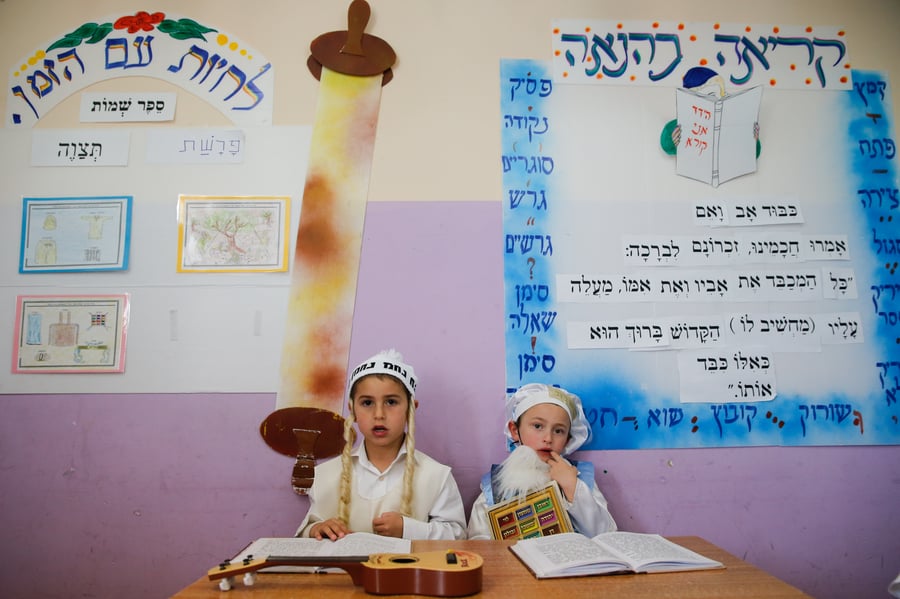 תיעוד מרהיב: ילדי ירושלים וביתר עילית מחופשים