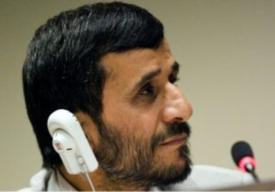 נשיא איראן, מחמוד אחמדינג'אד. ממשיך להתקדם לקראת פצצה גרעינית