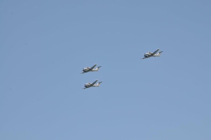 גלריה: המטס החגיגי של 'חיל האוויר' מעל שמי הארץ