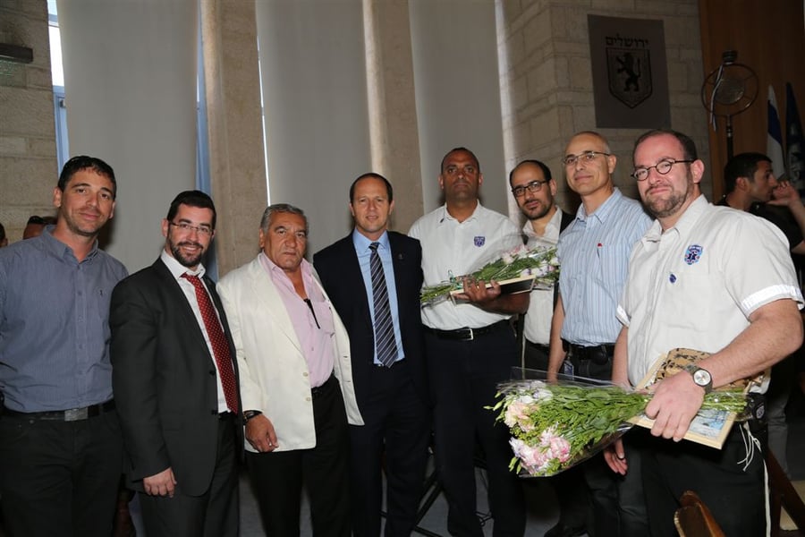 ירושלים: פרסי הוקרה הוענקו למתנדבי איחוד הצלה