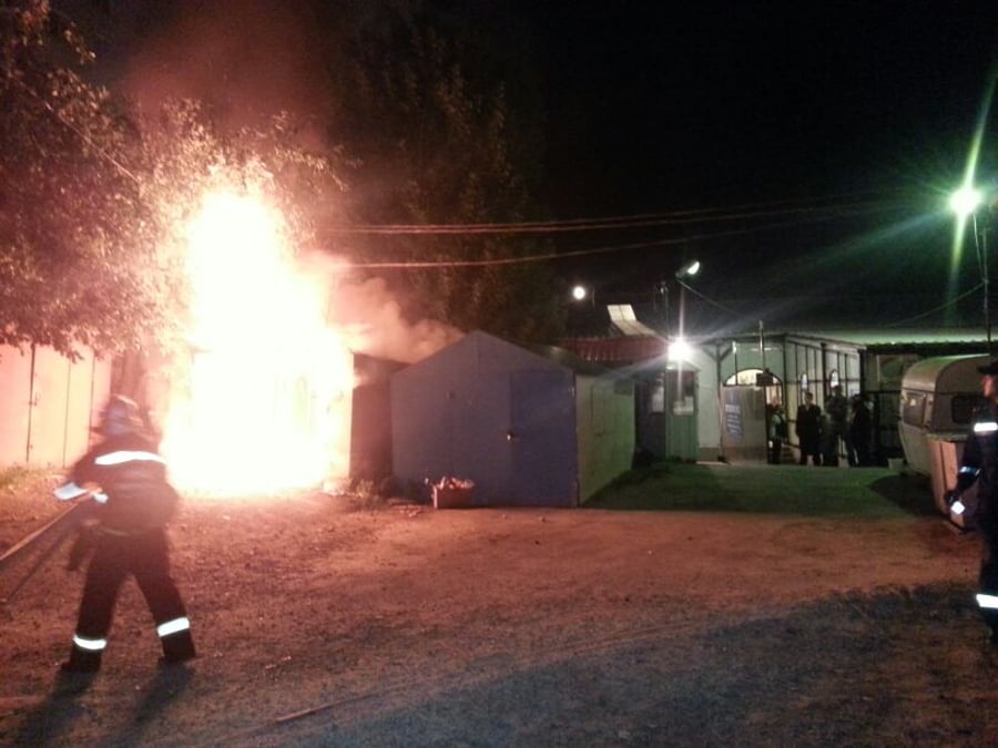 אומן: שריפה ליד ציונו של רבי נחמן מברסלב