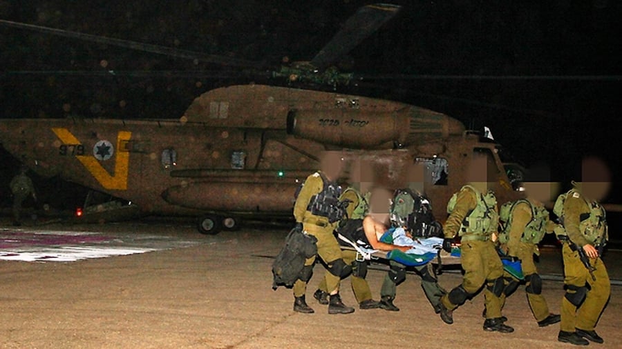 פינוי החיילים לבית החולים רמב"ם בחיפה, אמש