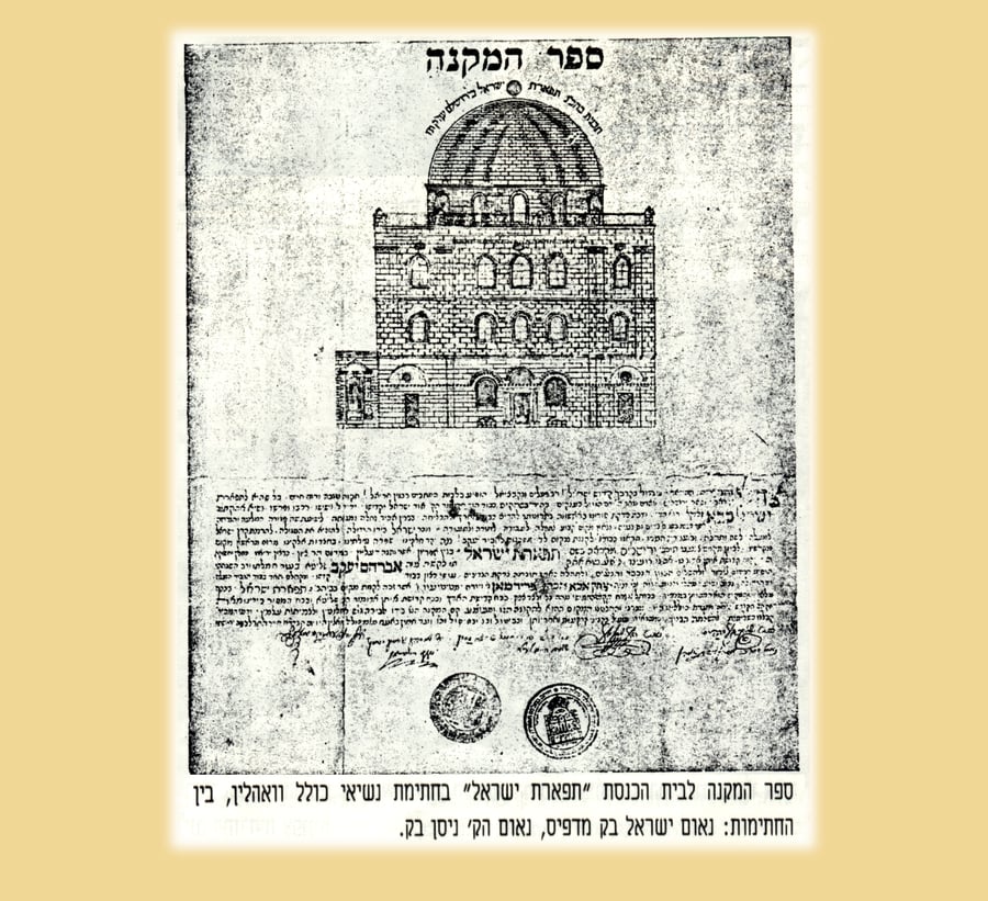 בית הכנסת של רבי ישראל מרוז'ין ברובע היהודי ישוקם