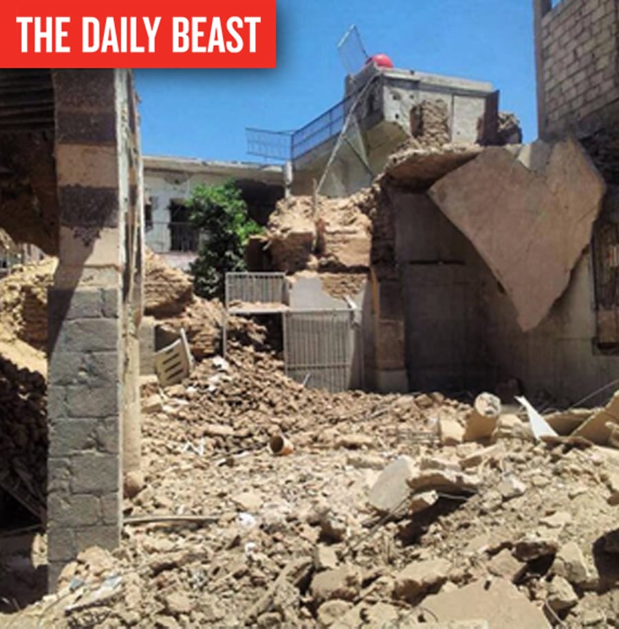 סוריה: בית הכנסת 'אליהו הנביא' נחרב בהפצצה