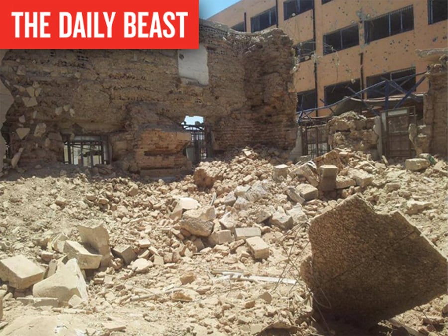 סוריה: בית הכנסת 'אליהו הנביא' נחרב בהפצצה