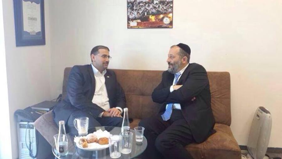 דרעי והשגריר שפירו