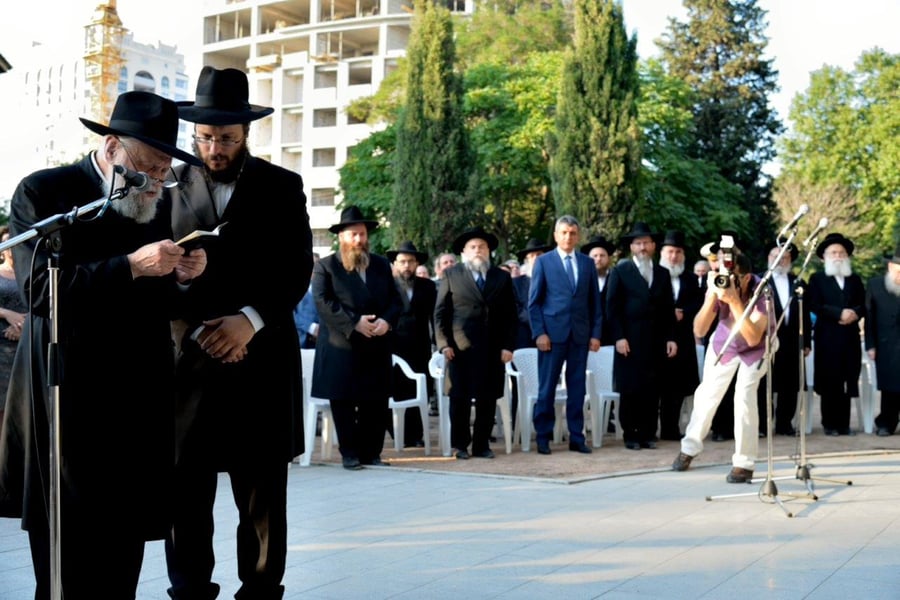 טקס זכרון ליהודי קרים שנרצחו בשואה