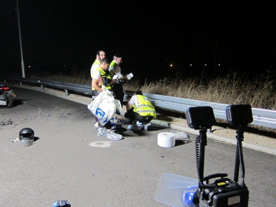 צומת חסידים: רוכב אופנוע נהרג מפיצוץ מטען
