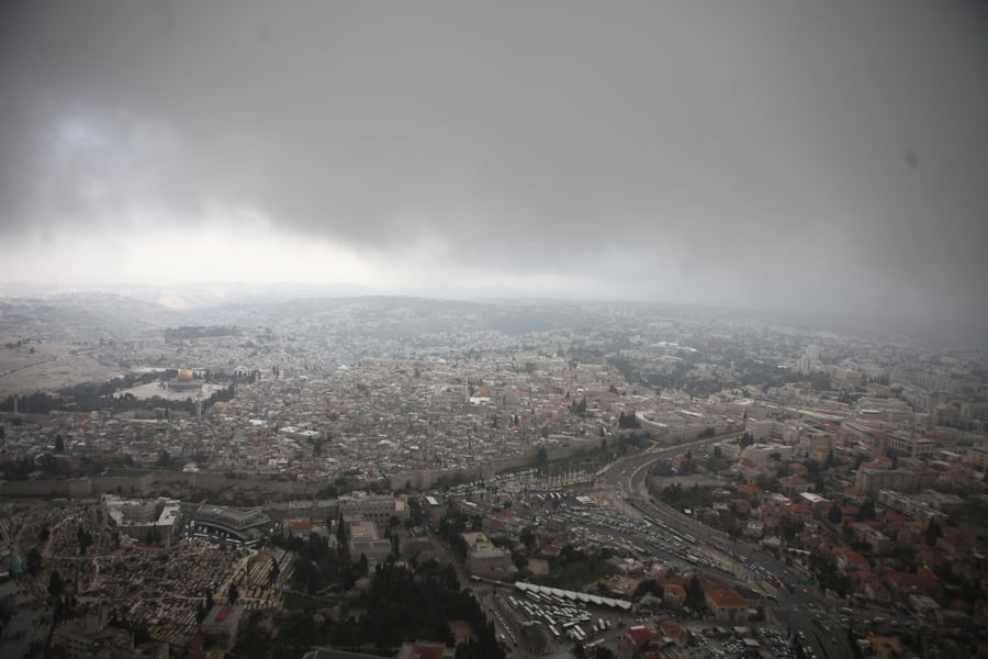 גלריה מרהיבה: מבט מהאוויר על ירושלים