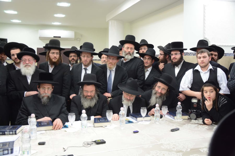 תיעוד: גדולי ישראל התכנסו בבית האדמו"ר מויז'ניץ
