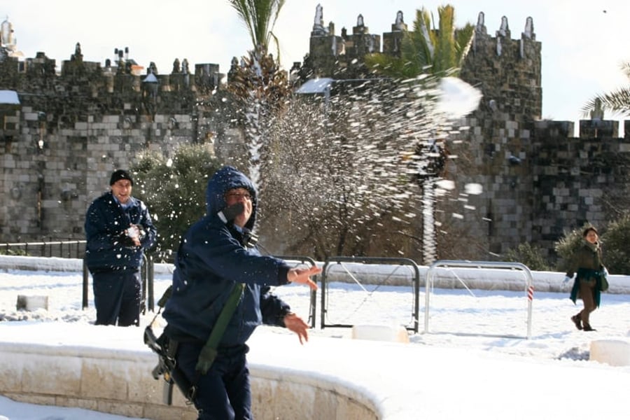 המשטרה נערכת לקראת סופת השלגים