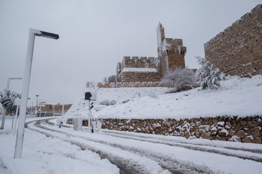 אחרי הסערה: הכבישים לירושלים נפתחו לתנועה