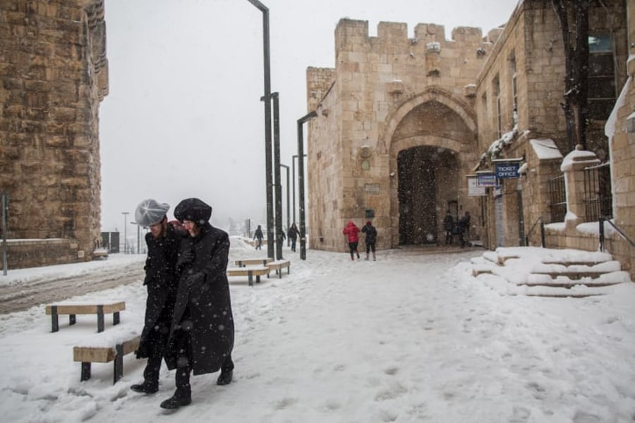 אחרי הסערה: הכבישים לירושלים נפתחו לתנועה