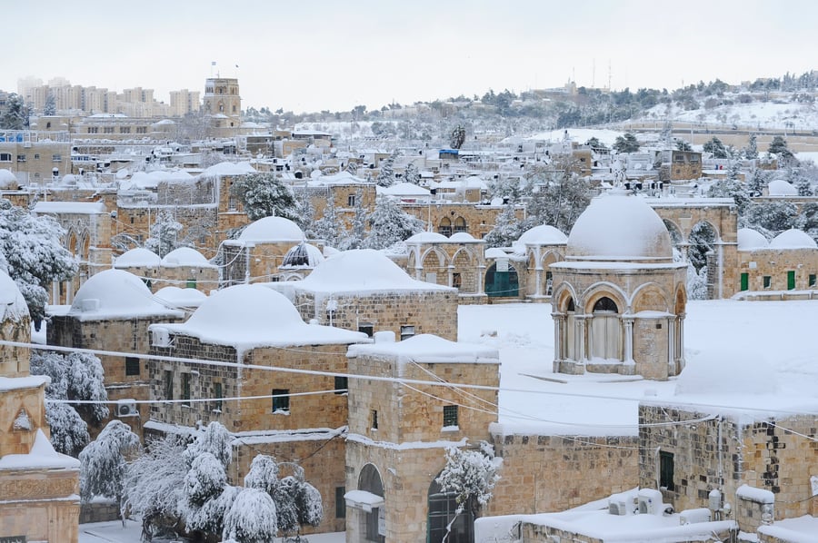 ירושלים בלבן • גלריה מושלגת