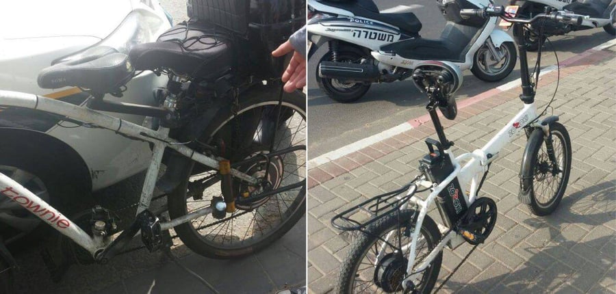 המשטרה במבצע אכיפה נגד רוכבי אופניים חשמליים