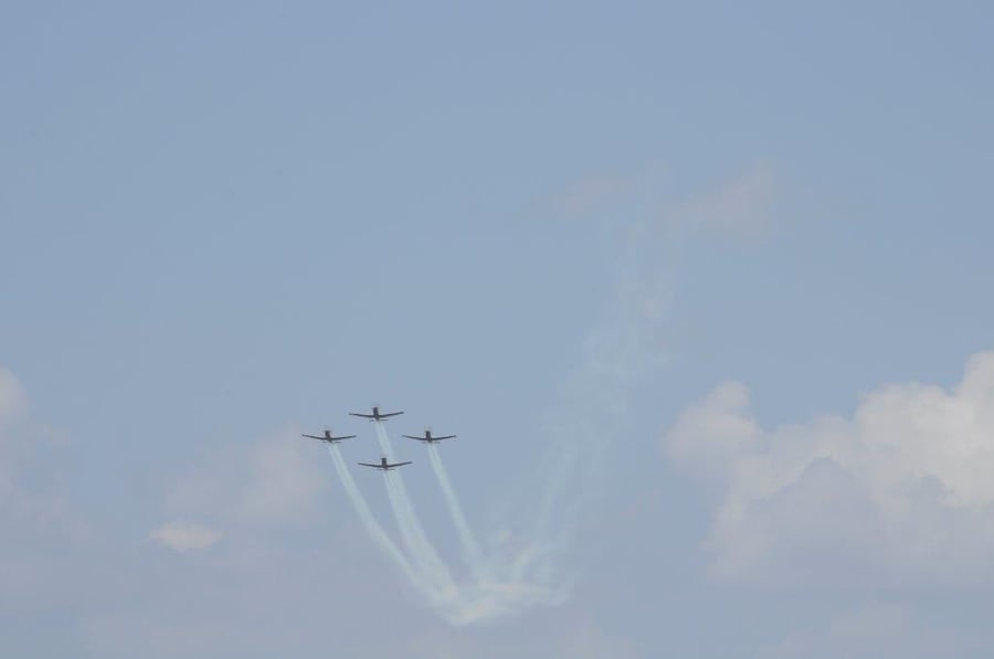 גלריה: המטס של חיל האוויר בשמי תל אביב