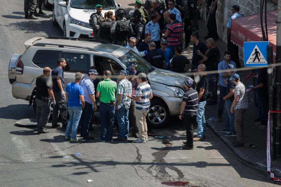 צפו: זירת פיגוע הדריסה בירושלים
