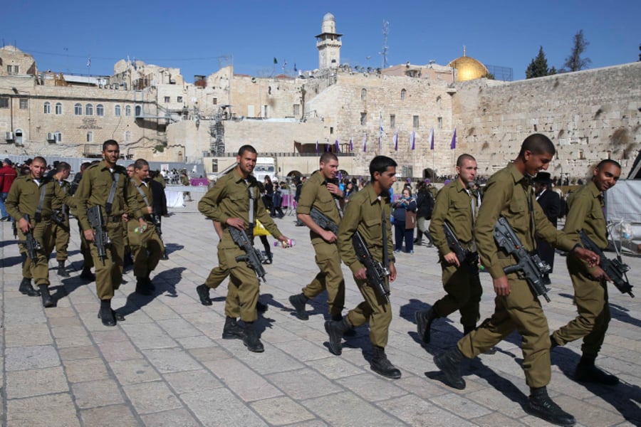 בפקודה: חיילים יסיירו בירושלים בשנת השירות הראשונה