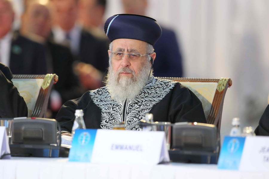 הגר"י יוסף לנשיא קזחסטן: "שנאה דתית - מסוכנת לאנושות"