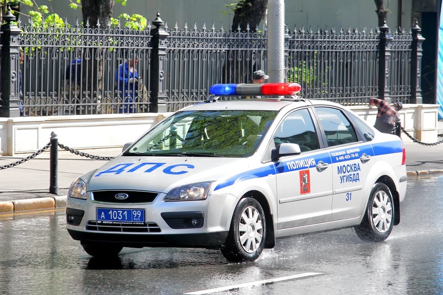 משטרה במוסקבה. ארכיון