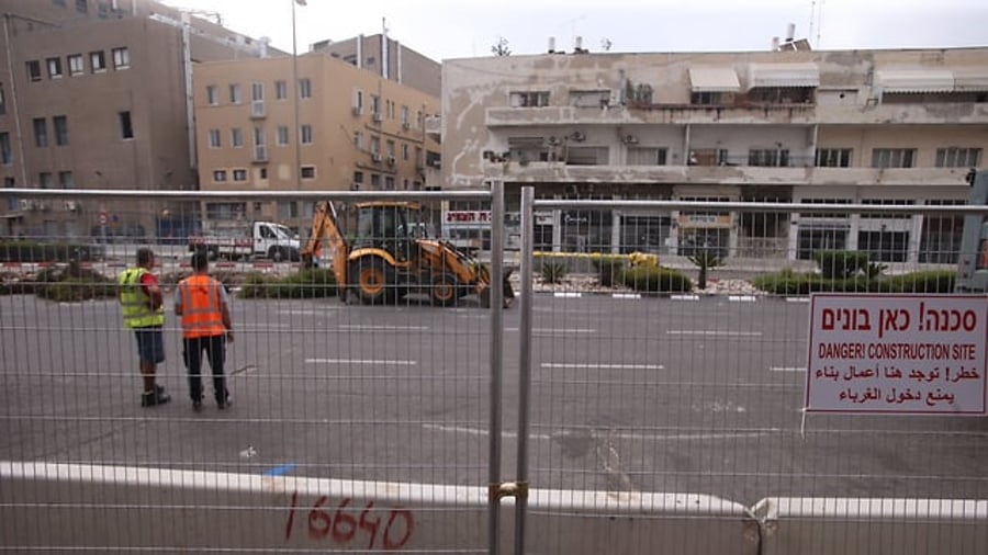 החלו חפירות הרכבת הקלה בתל אביב: "השמים לא נפלו"
