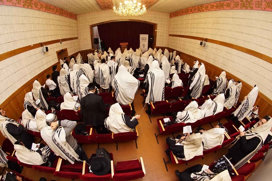 גלריה: תפילת הרבנים על ציונו של החפץ חיים