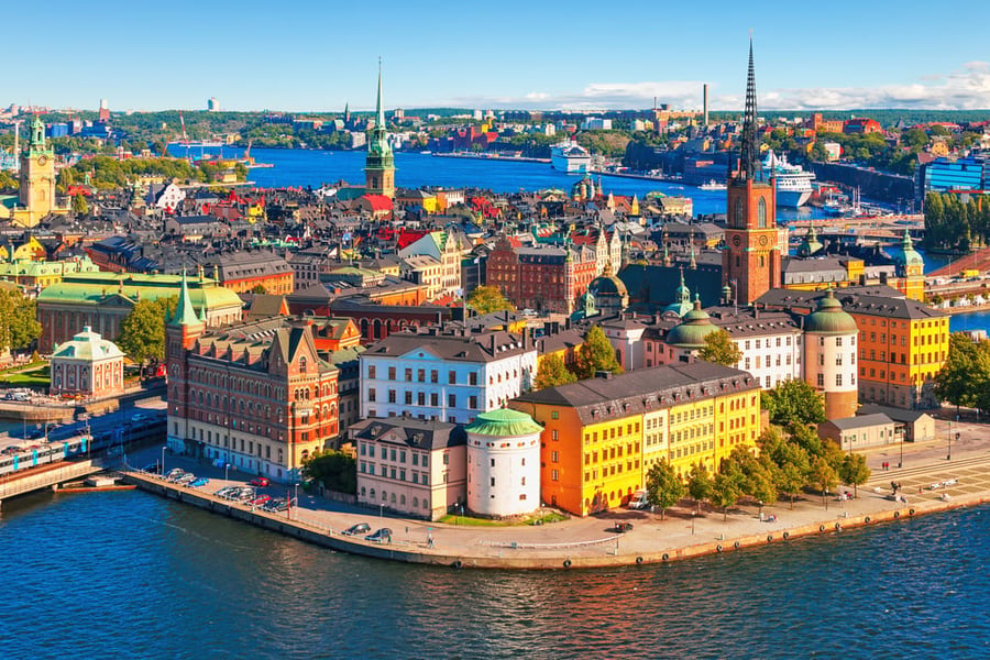 שטוקהולם, שבדיה. אחת הערים הכי נקיות בעולם