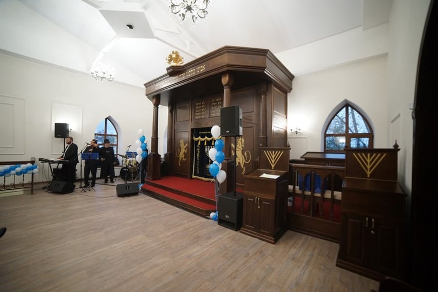 נפתח מחדש בית הכנסת בעיר "קלוגה" שברוסיה • גלריה