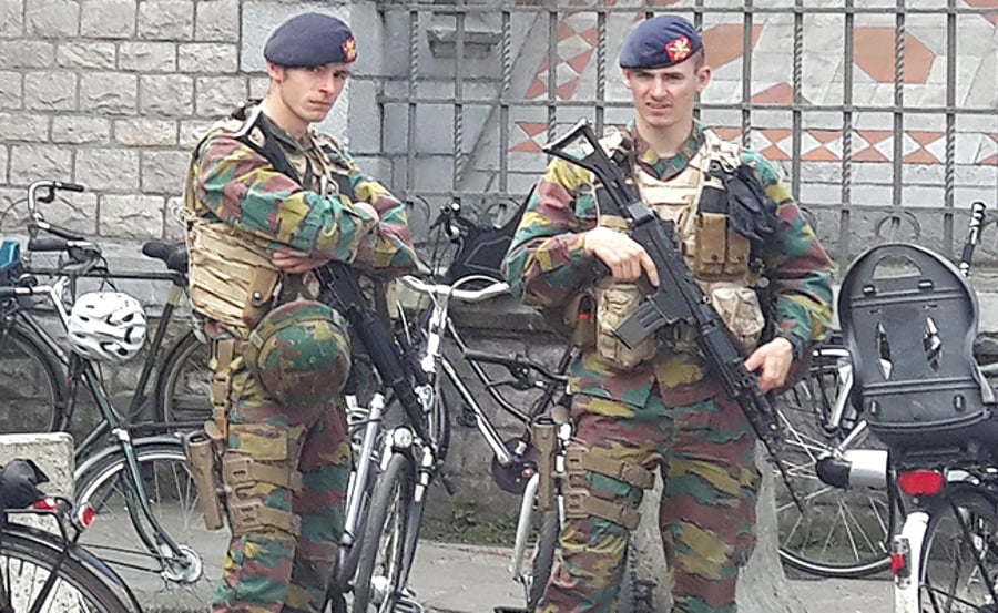 שוטרים בבלגיה. ארכיון