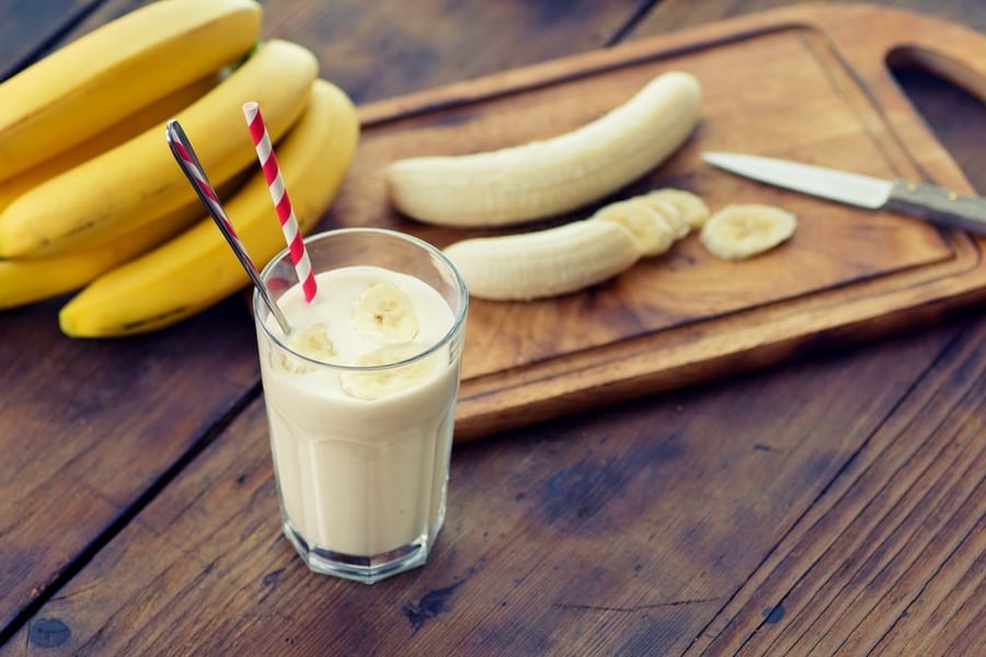 אפשר למקסם את התוצאה ולטחון בבלנדר חלב ובננה
