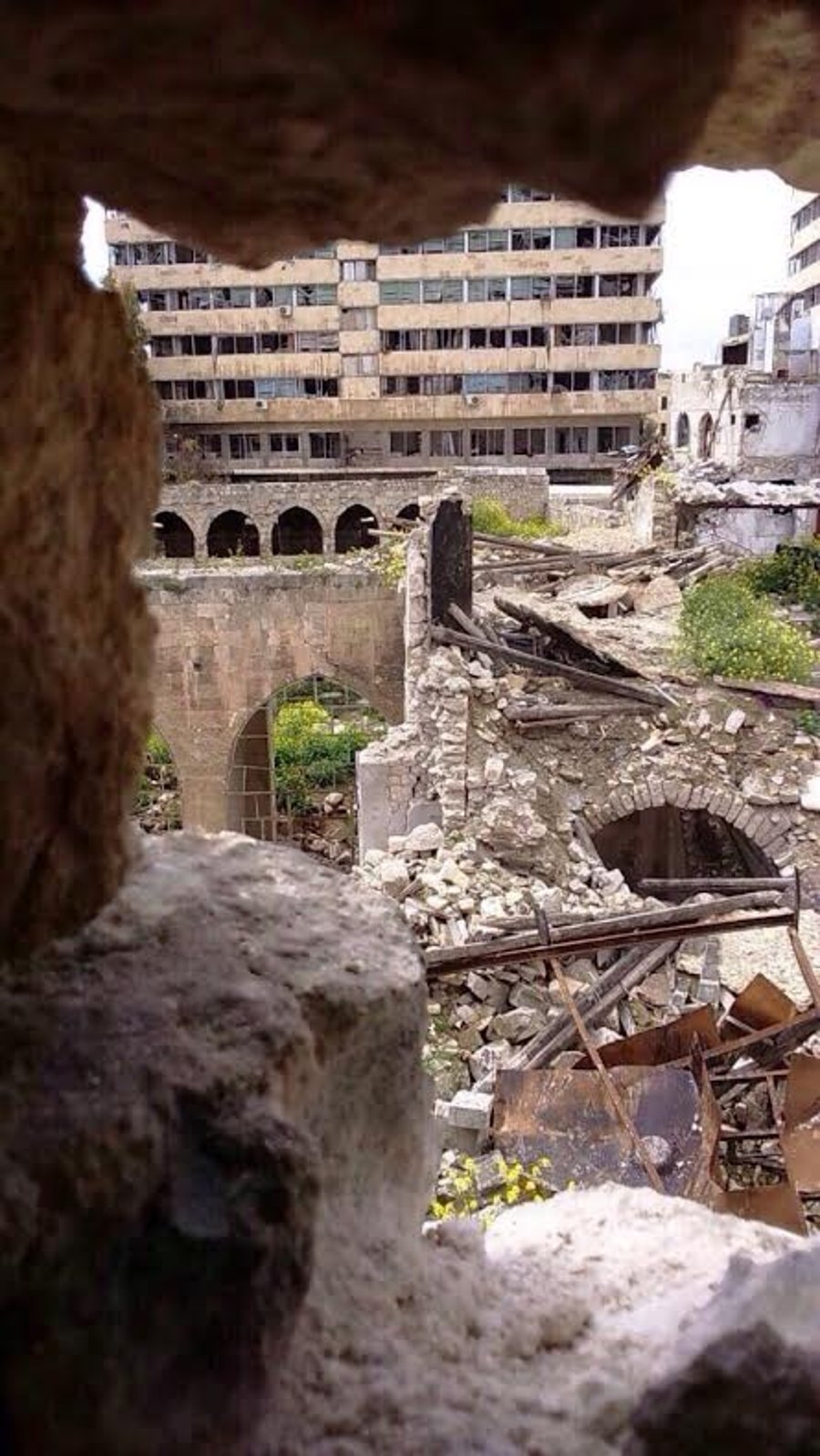 בית הכנסת העתיק בחאלב שבסוריה בסכנת הריסה