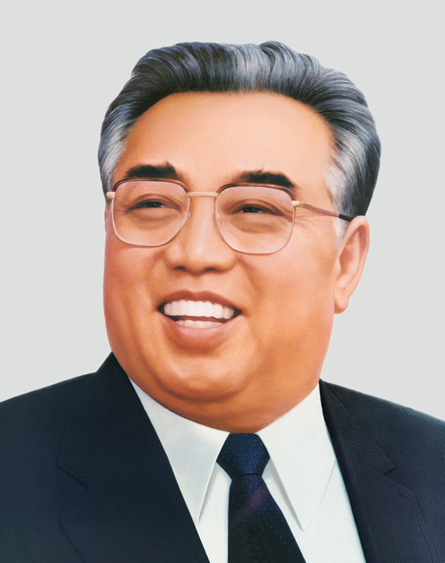 השליט הקודם, קים איל-סונג (מתוך: ויקיפדיה)